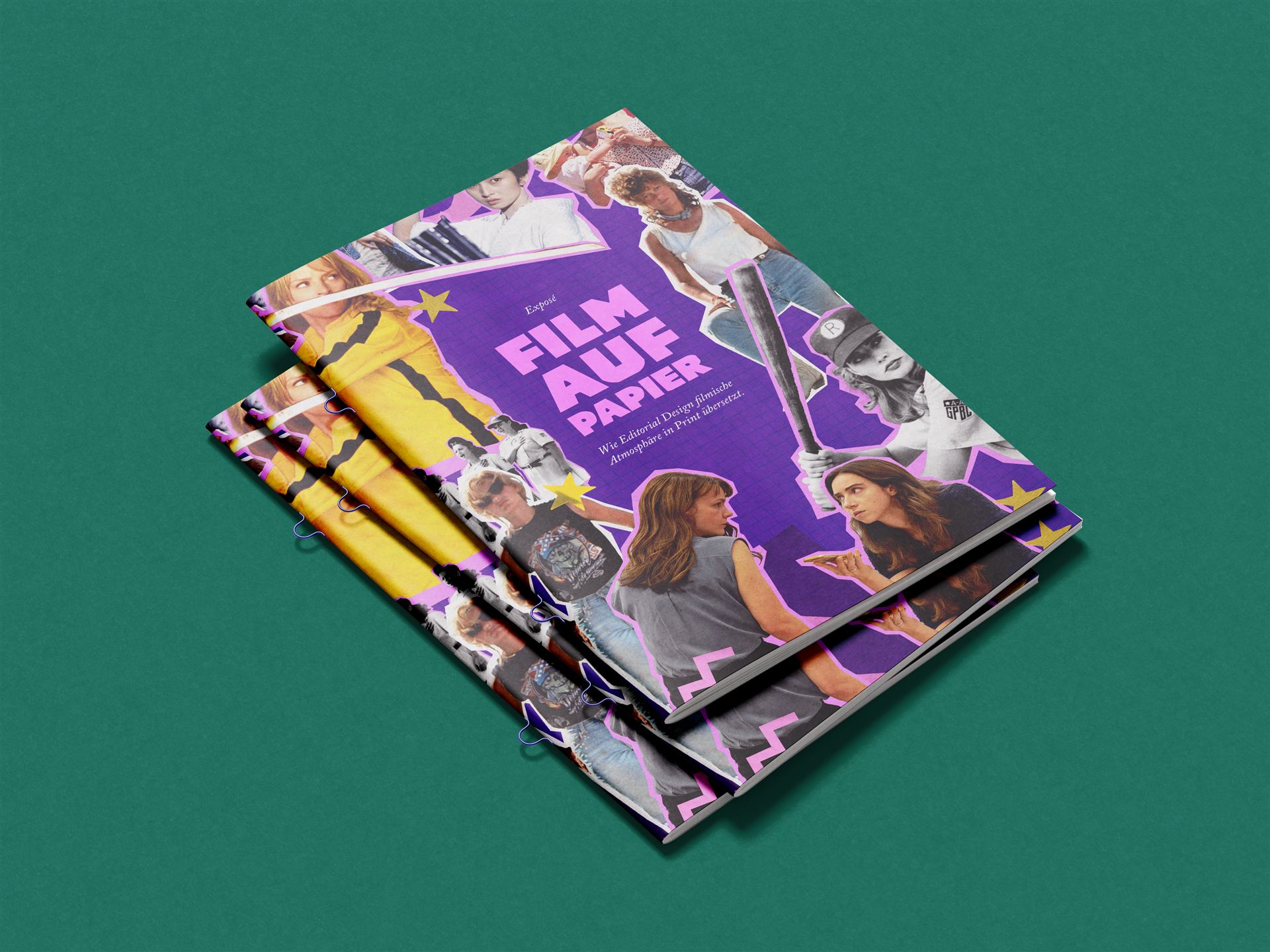 Film auf Papier — alternatives Magazin-Layout